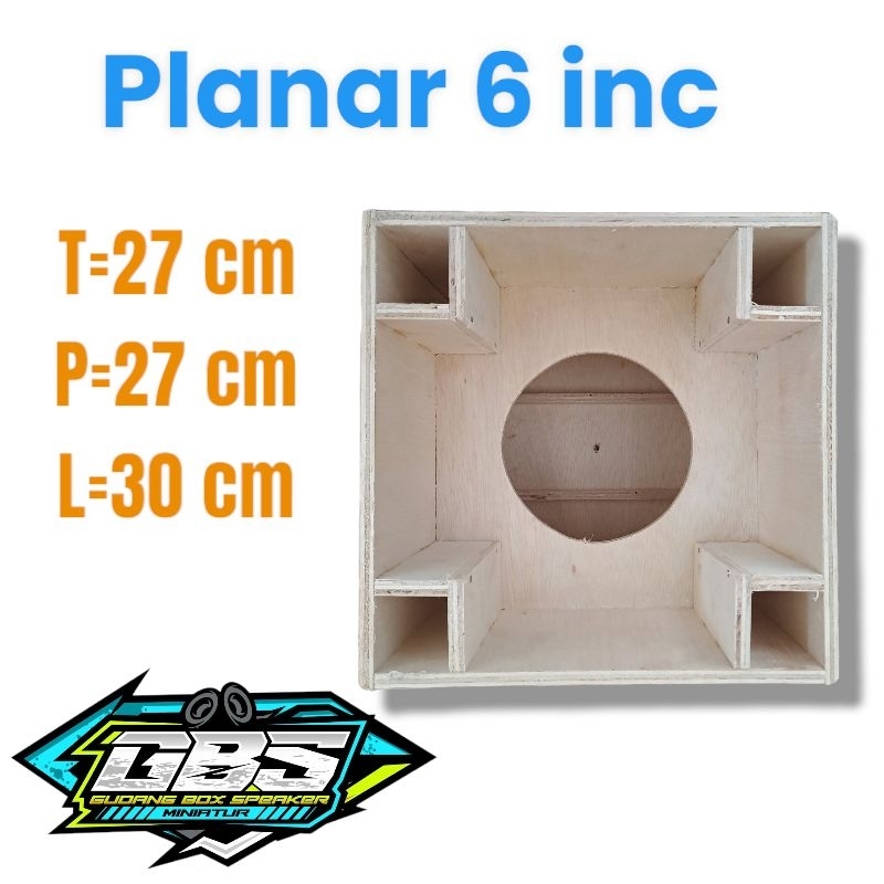 Jual box speaker planar 6inc inc dan inc triplek 9mm Shopee
