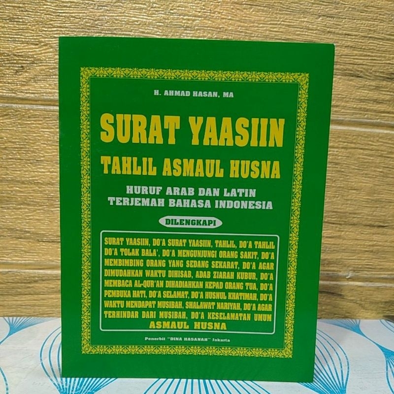 Jual Surat Yasin Yaasiin Tahlil Asmaul Husna Arab Latin Terjemah Sedang