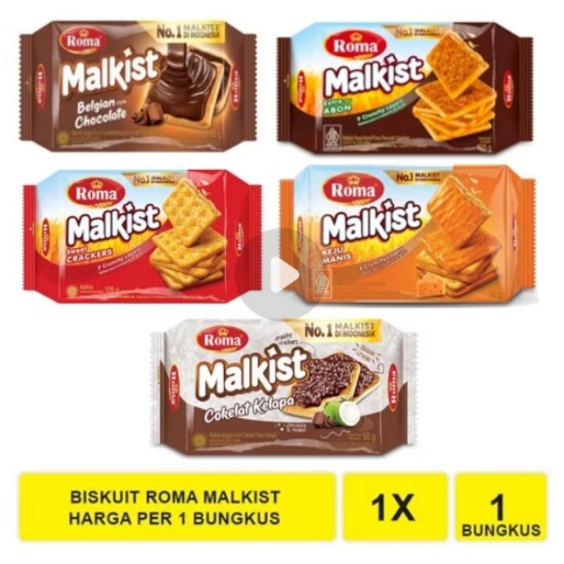 Jual ROMA MALKIST 105 GRAM | Shopee Indonesia