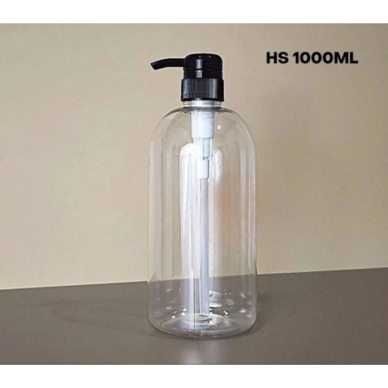 Jual BOTOL PUMP 1000ML PET/BOTOL PUMP SATU LITAR BOTOL PUMP BENING ...