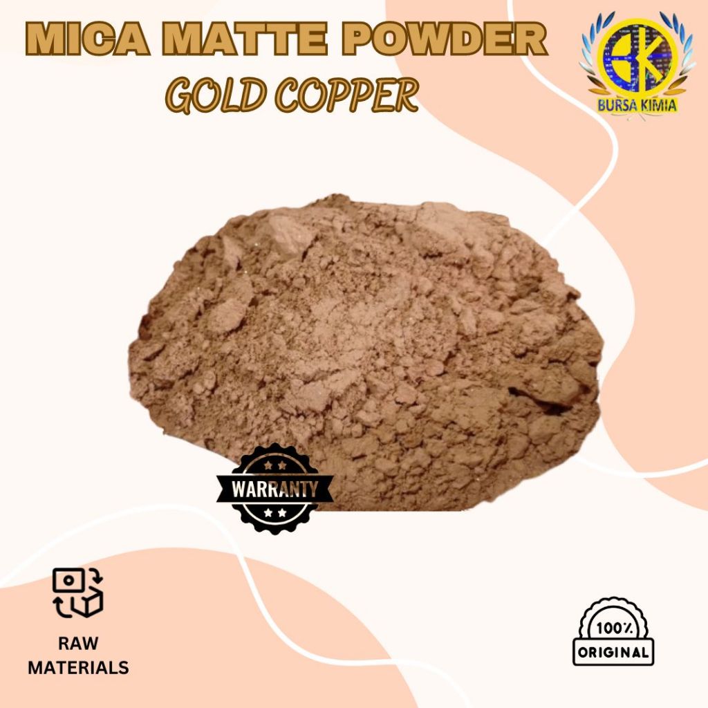 Jual Mica Matte Powder Gold Copper 1KG Warna Emas Tembaga | Shopee ...