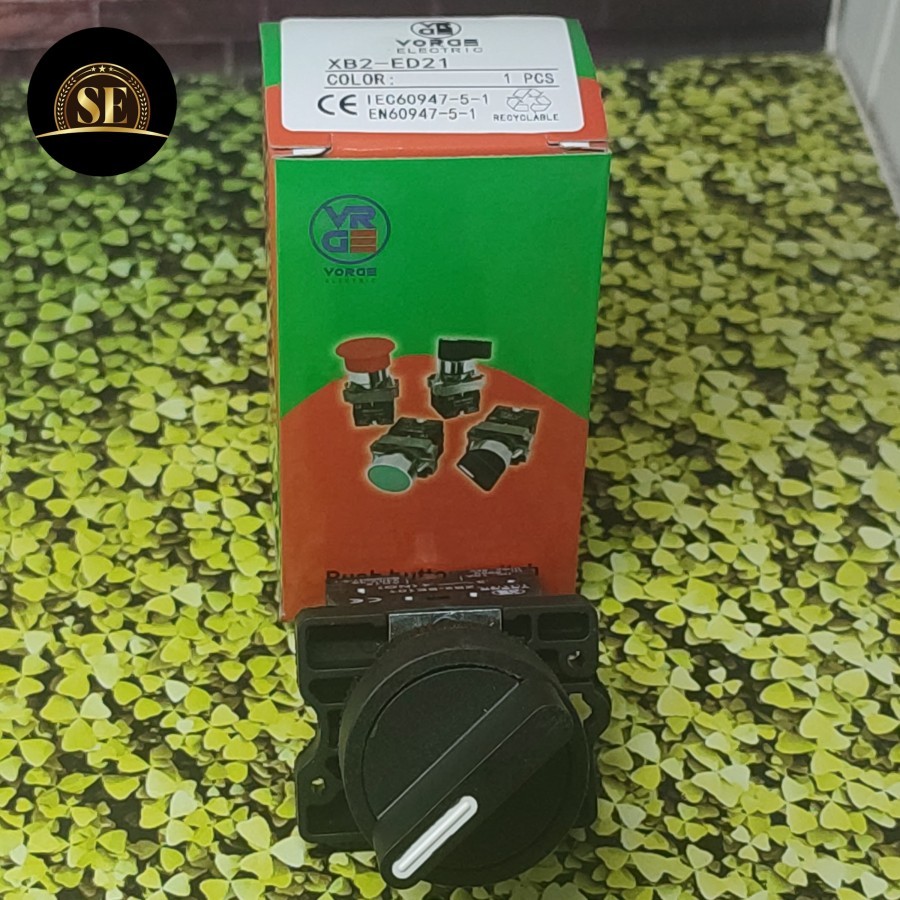 Jual SELECTOR SWITCH VORGE XB2-ED21 bukan LB2 2POSISI PANEL BOX 2 ...