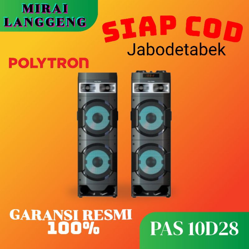 Jual Polytron Pas 10d28 Pas10d28 Speaker Aktif Bluetooth Karaoke