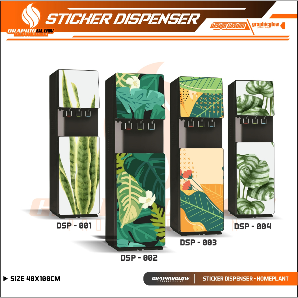 Jual STIKER DISPENSER RICE BOX STICKER MOTIF HOME PLANTS BAGIAN DEPAN ...
