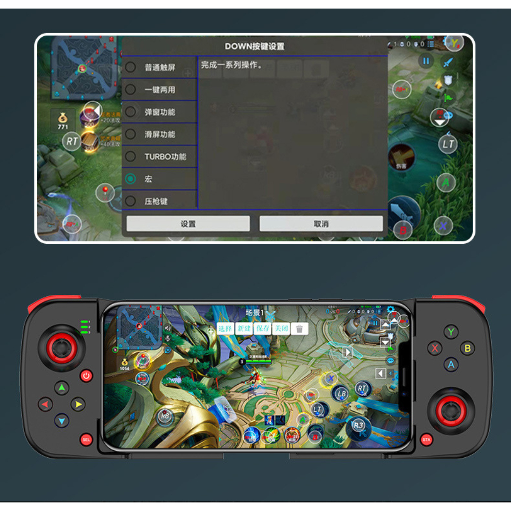 Jual BSP D3 Gamepad / Stik Controller Handheld Grip For Mobile Phones ...