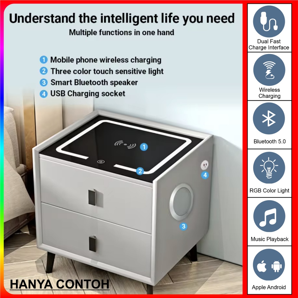 Jual Wireless Charging Night Stand DIY KIT Bluetooth MP3 Decoder ...