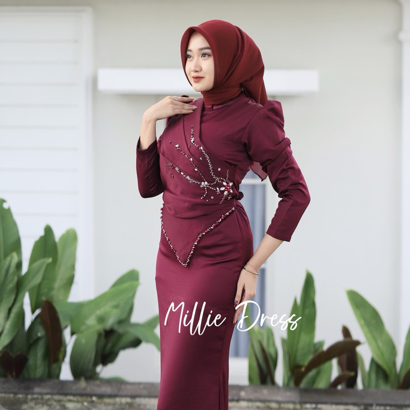 payet dress satin Jual Millie Dress Satin Payet Mermaid