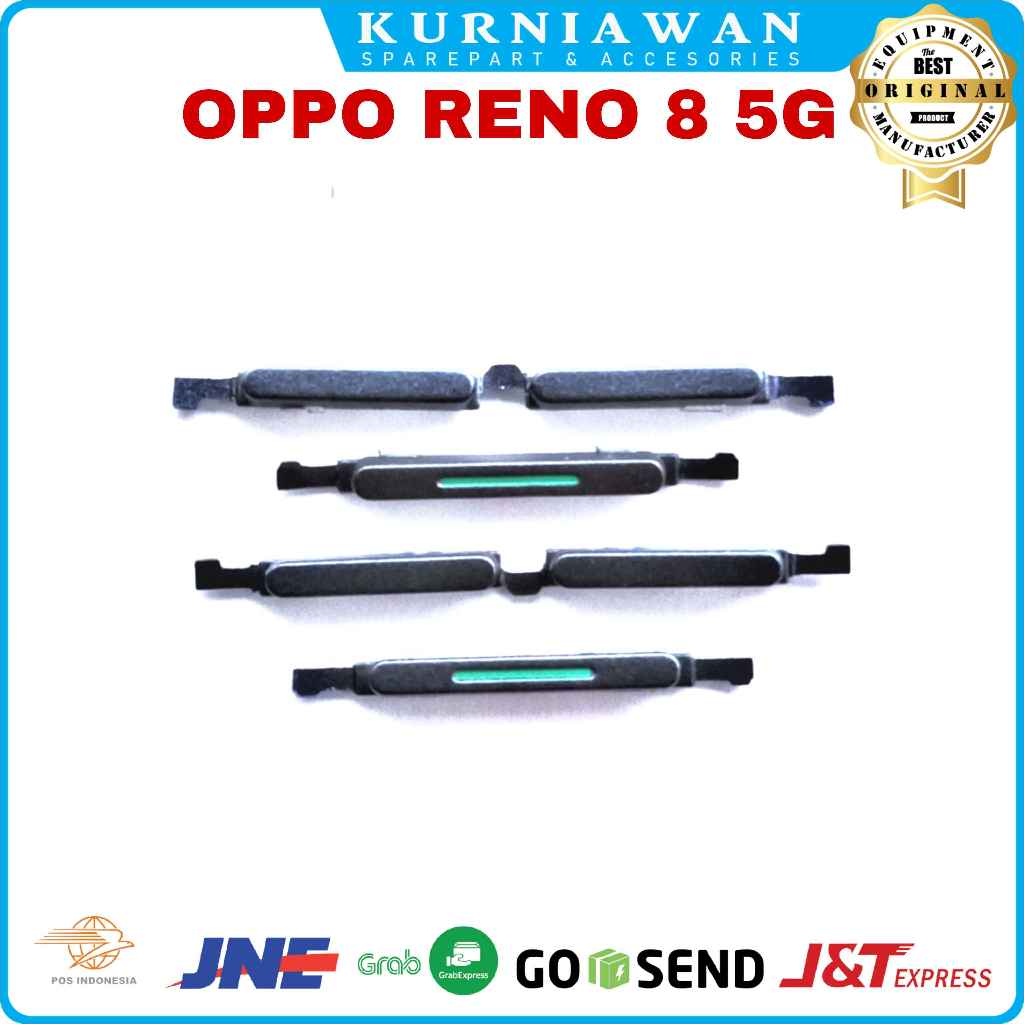 Jual Tombol Luar Reno 8 5G Rubber Power On Off Volume Pernik | Shopee ...