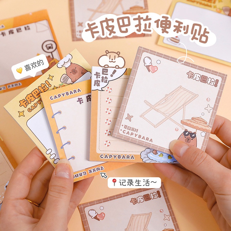 Jual Sticky Note Capybara Memo Tempel Kertas Notes Import | Shopee ...