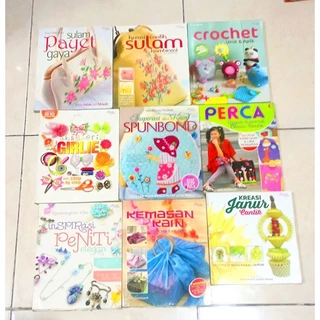 Obral Buku KETERAMPILAN / KETRAMPILAN / KREASI / KERAJINAN / TOKO KAMI TIDAK MENJUAL PRODUK IMITASI PALSU