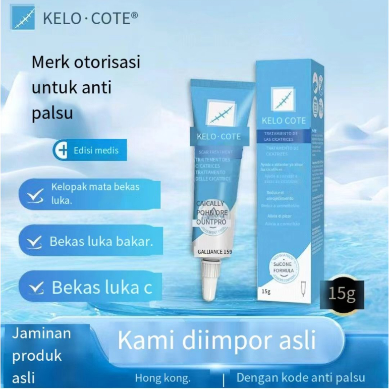 Jual KELO COTE Repair stretch marks Surgery injury burns acne treatment scars 15g(1PCS) Shopee