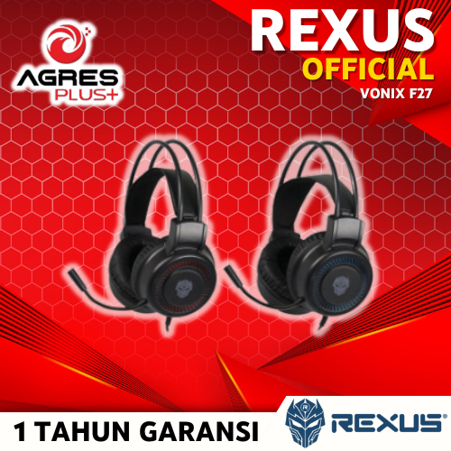Jual REXUS VONIX F27 GAMING HEADSET WIRED AUDIO JACK 3.5MM | Shopee ...