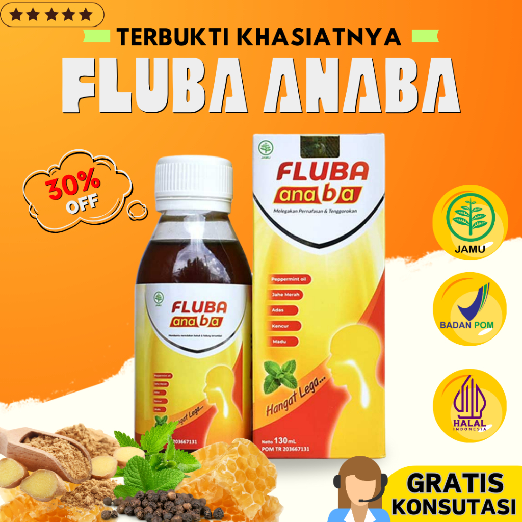 Jual Fluba Anaba - Madu Herbal Anak Atasi Batuk, Pilek, Flu, Demam Anak ...
