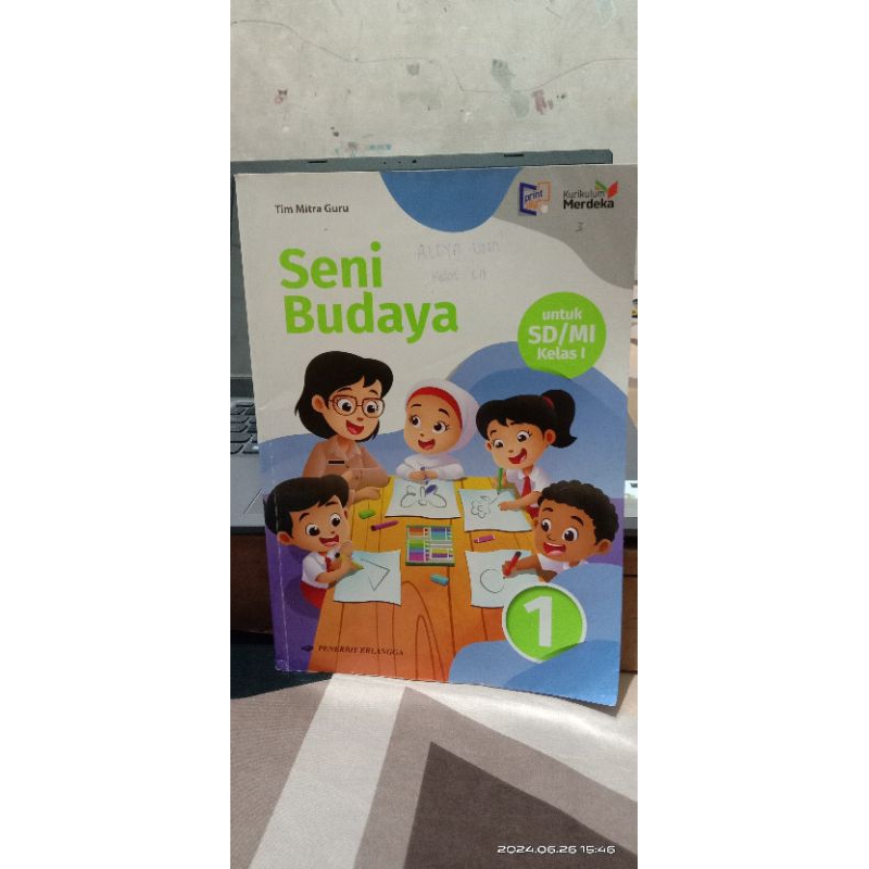 Jual seni budaya kelas 1 SD kurikulum merdeka Erlangga | Shopee Indonesia