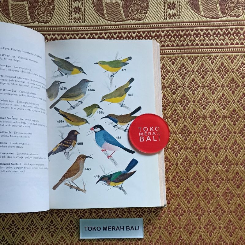 Jual Edisi perdana 8 poster 1 buku Field Guide to Birds of Java and ...
