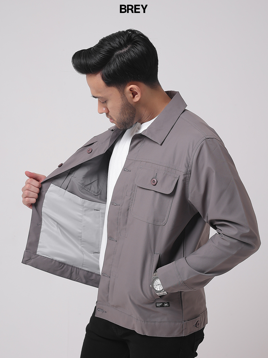 Jual BREY Jaket Pria Trucker Rex Jacket Original Premium | Shopee Indonesia