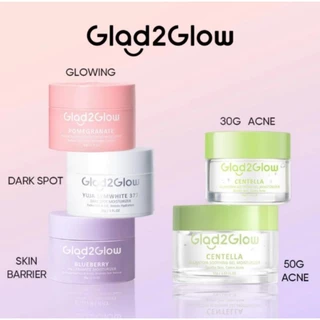 {READY STOCK} GLAD2GLOW MOISTURIZER SERIES - CENTELLA/POMEGRANATE/BLUEBERRY/YUJA SYMWHITE