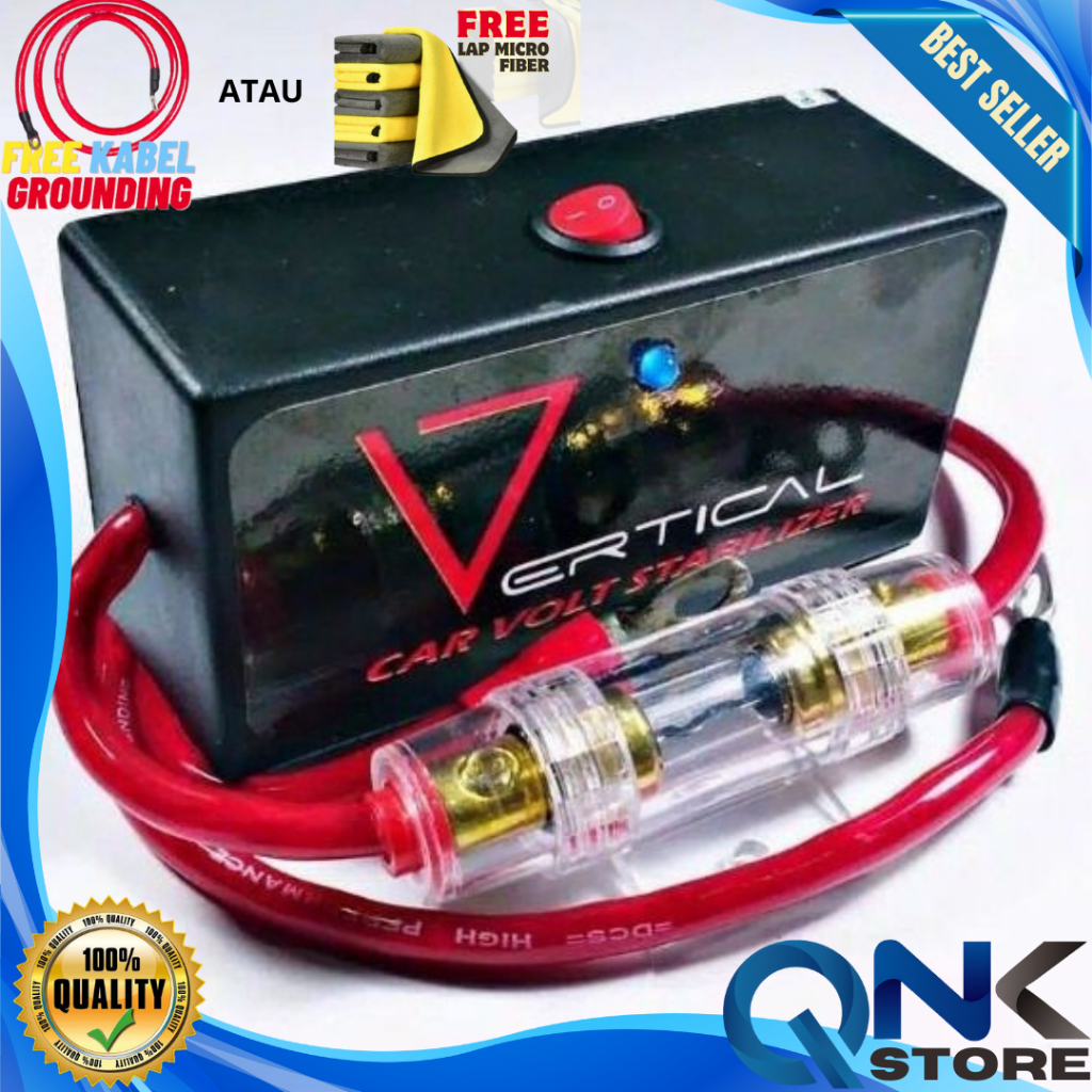 Jual Stabilizer Aki Mobil Besar Led On Off Vertical + Sekring Free ...