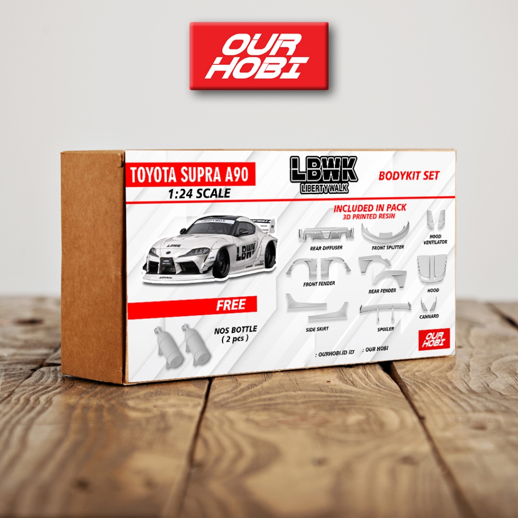 Jual Body Kit Transkit Model Supra A90 LBWK 1/24 Tamiya /Fujimi/Aoshima ...