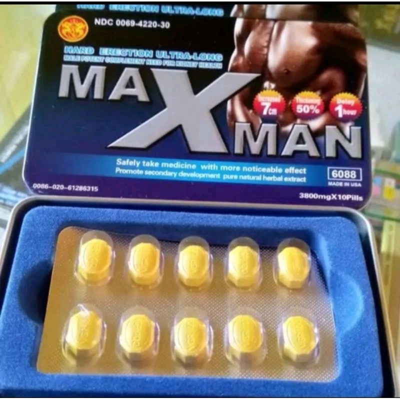 Jual MAXMAN ORIGINAL OBAT KUAT PRIA IMPORT ASLI | Shopee Indonesia