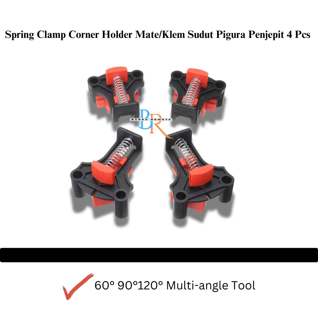 Jual Spring Clamp Mate/Klem Sudut Pigura/ Klem Siku Sudut Multifungsi ...