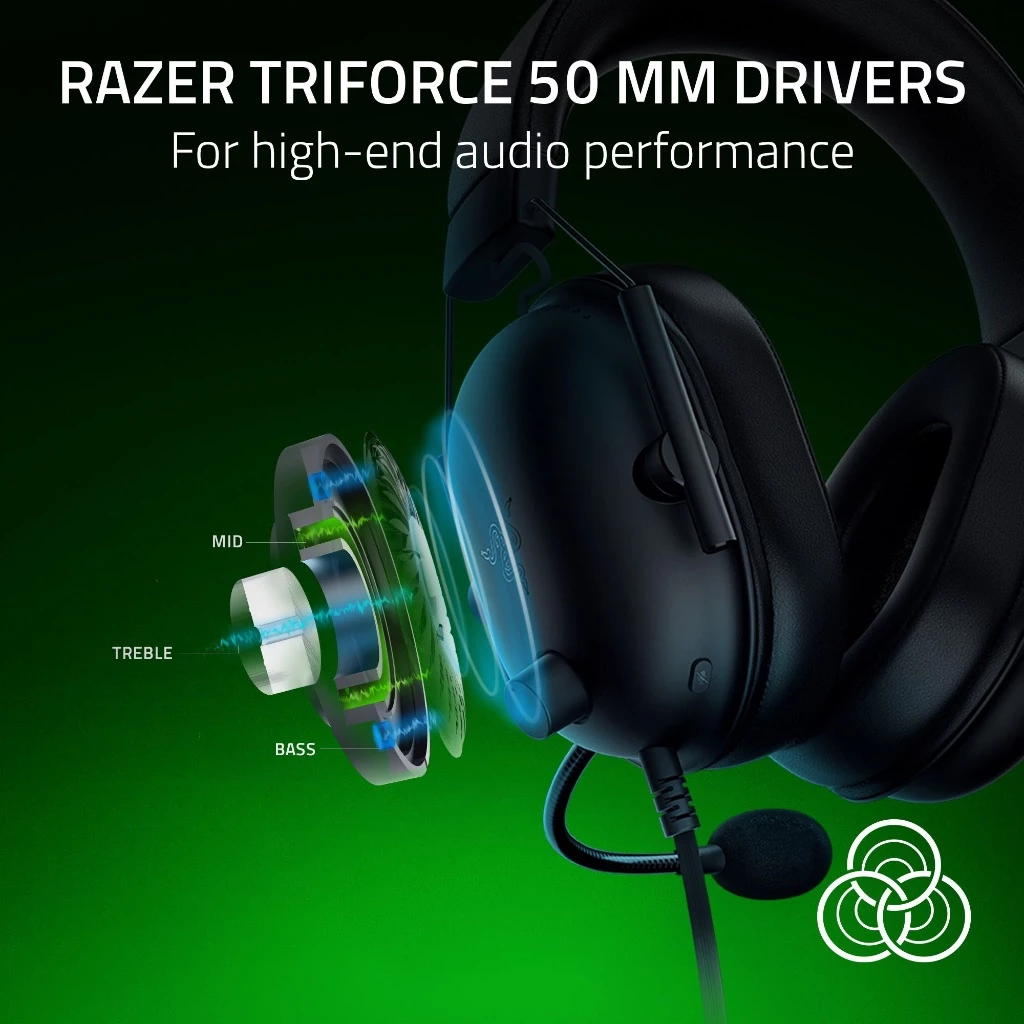 Razer Blackshark V2 X - Black - Xbox Licensed Wired Gaming Headset with Windows Sonic Spatial Audio