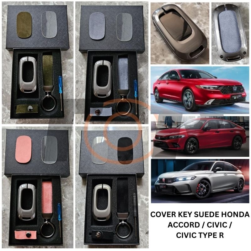 Jual Cover Key Suede Honda Civic Rs Type R Accord Case Casing Remote