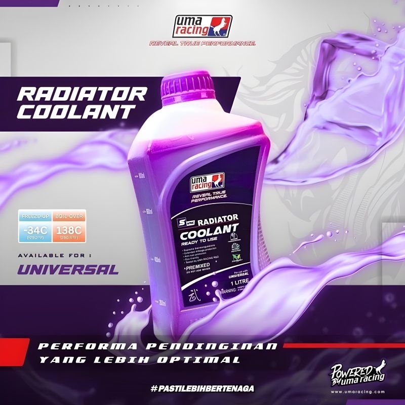 Jual AIR RADIATOR UMA RACING AIR COOLANT ORIGINAL UMA RACING MALAYSIA ...