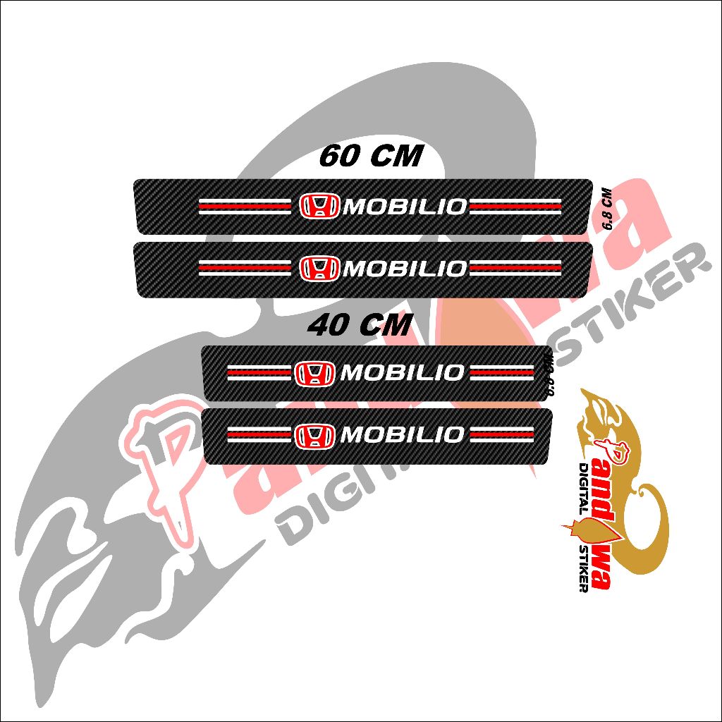 Jual stiker carbon fiber stiker pengaman mobil Mobilio Sticker ...