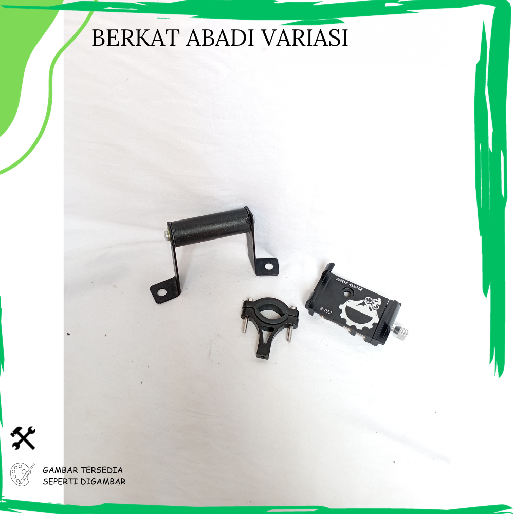 Jual PAKET HOLDER GPS HP R15 V3 PHONE HOLDER ALUMUNIUM STANG MOTOR ...
