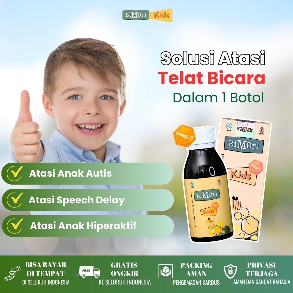 Jual Bimori Kids Obat Anak Terlambat Bicara Speech Delay Suplemen Otak ...