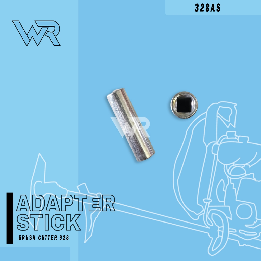 Jual Adaptor Adapter Stick Stik Square Kotak 328 Mesin Potong Rumput ...