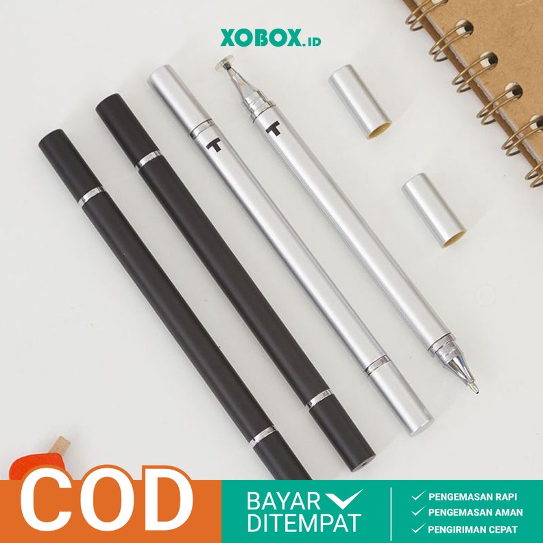 Jual DISKON BESAR STYLUS PEN IPAD IPHONE ANDROID PULPEN STYLUS HP 2 IN