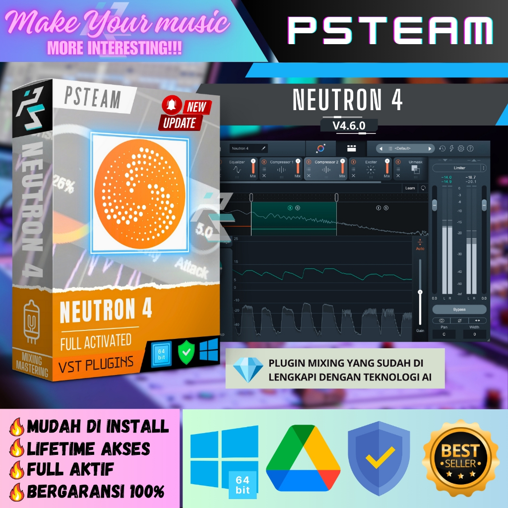 Jual IZ - NEUTRON 4 v4.6.0 [ FULL VERSION | FULL ACTIVATED ] | Shopee ...