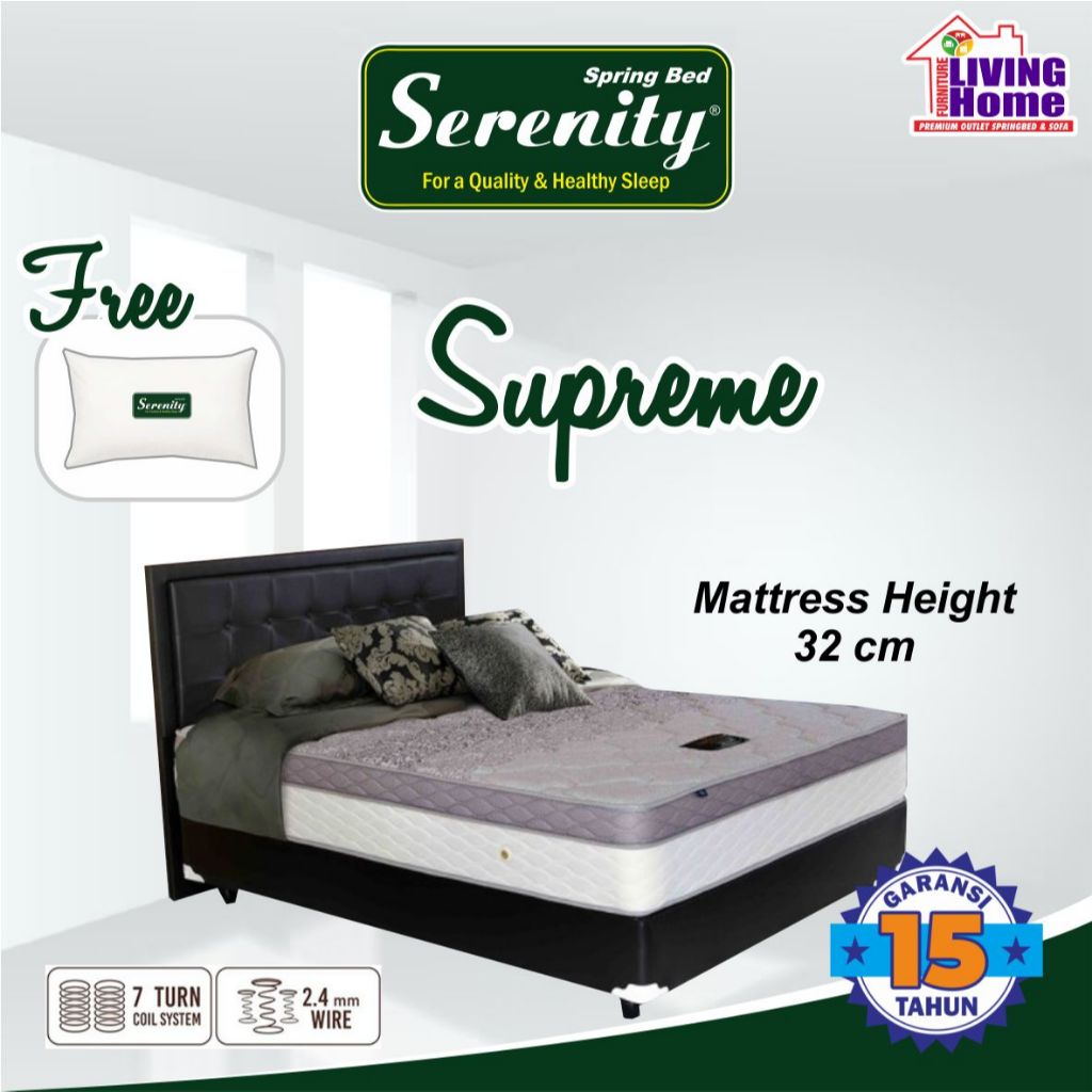 Jual Springbed Serenity Supreme | Shopee Indonesia