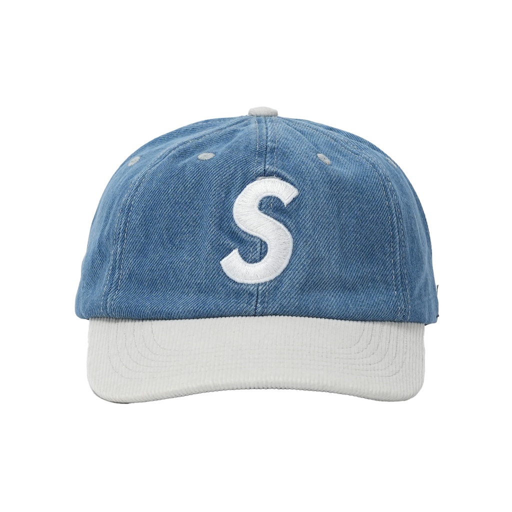 帽子 Supreme.WashedDenim.S.Logo.Cap! Jual Supreme 2 Tone S Logo 6 Panel Washed Denim Cap | Shopee Indonesia
