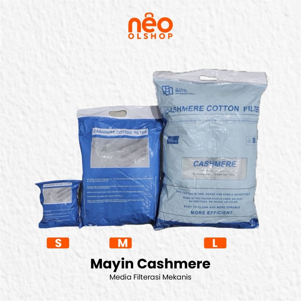 Jual MAYIN Cashmere Cotton Filter Kapas Filter Mekanis Aquarium Kolam ...