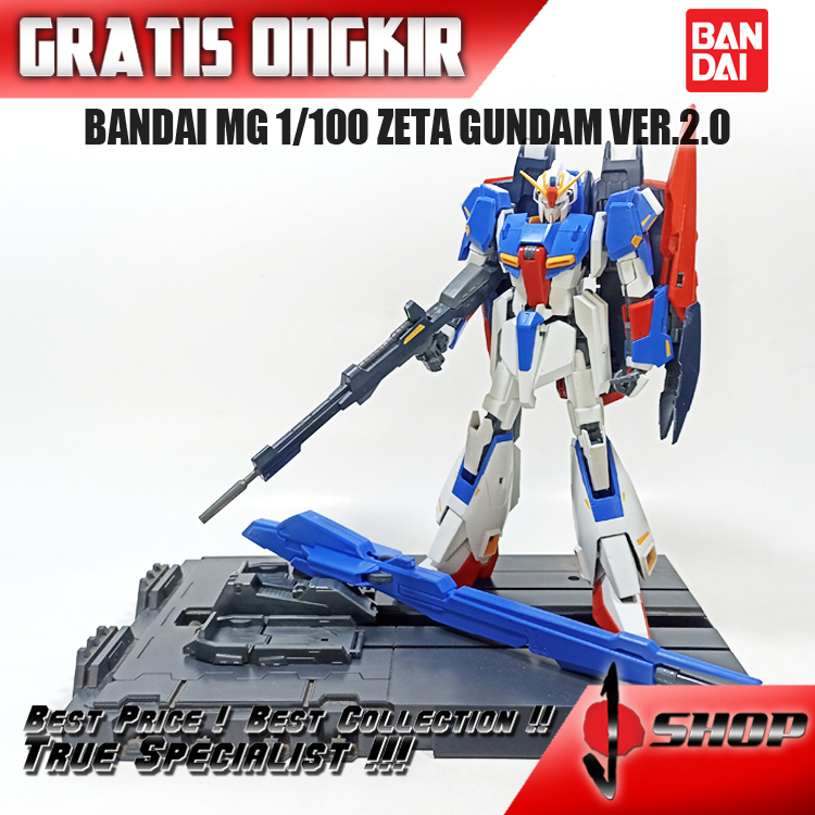 MG 1/100 Zeta Gundam Ver 2.0 | Bandai Gundam Gunpla | LA Scale Model