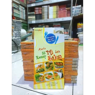( PROMO BUKU MURAH ORIGINAL ) BUKU MASAKAN / KARTU 55 MI DAN RESEP BAKSO / DEWI ARYANI HUSFANI AGRIANTI UTAMI SRI WULANDARI / MASAK / SEDAP / SAJI / RESEP MASAKAN / BAKSO