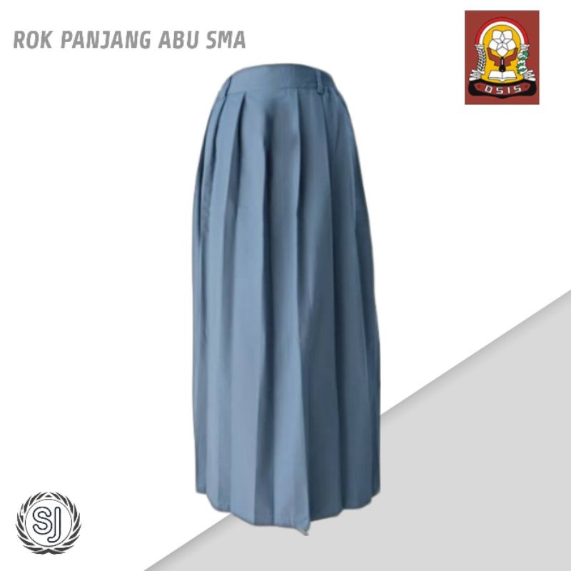 Jual SERAGAM SEKOLAH SMP SMA ROK PANJANG PUTIH REMPEL DENGAN FITUR COD ...