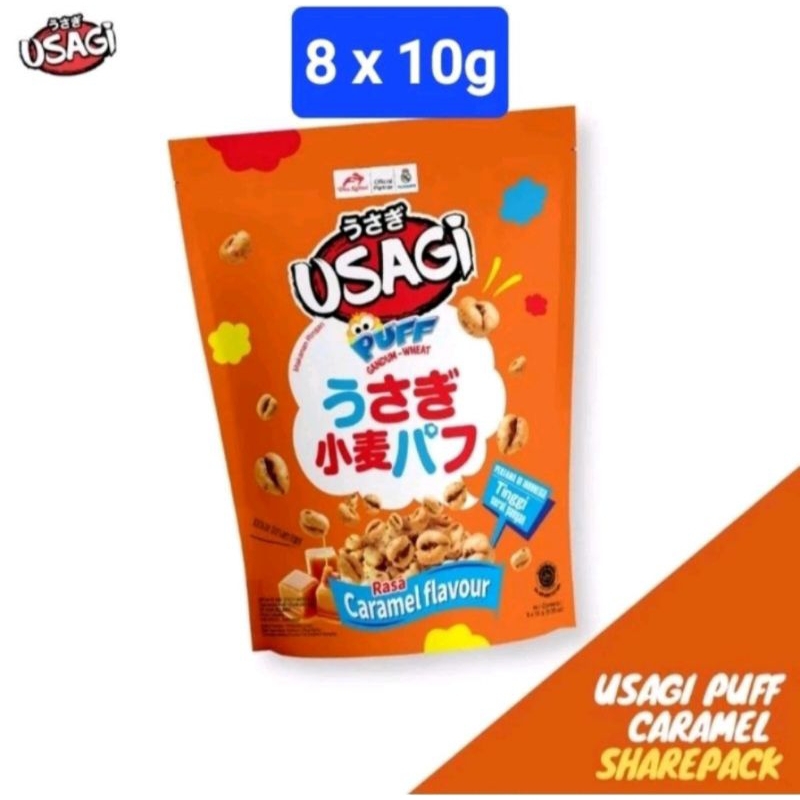Jual Usagi Puff rasa caramel 10 gr x 8 | Shopee Indonesia