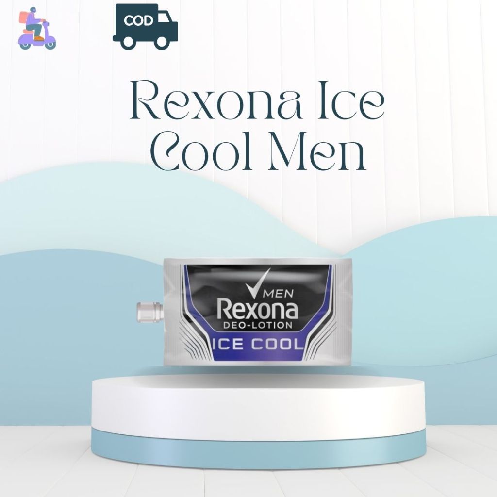 Jual Rexona Deo Lotion Men Ice Cool 1 Renteng Isi 12 Sachet X 9g ...
