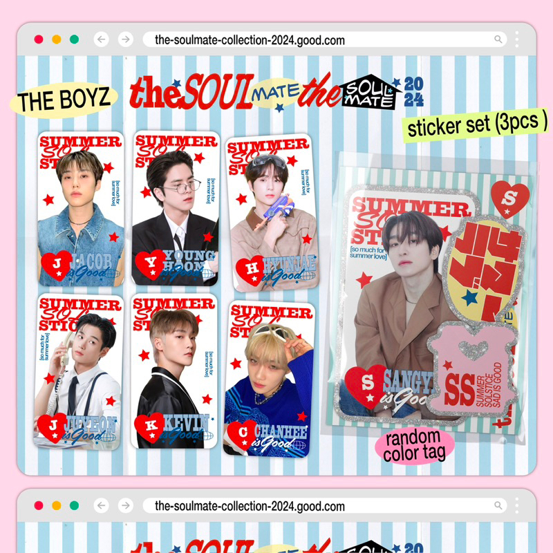 Jual THE BOYZ sticker set id photo - the SOULmate | Shopee Indonesia