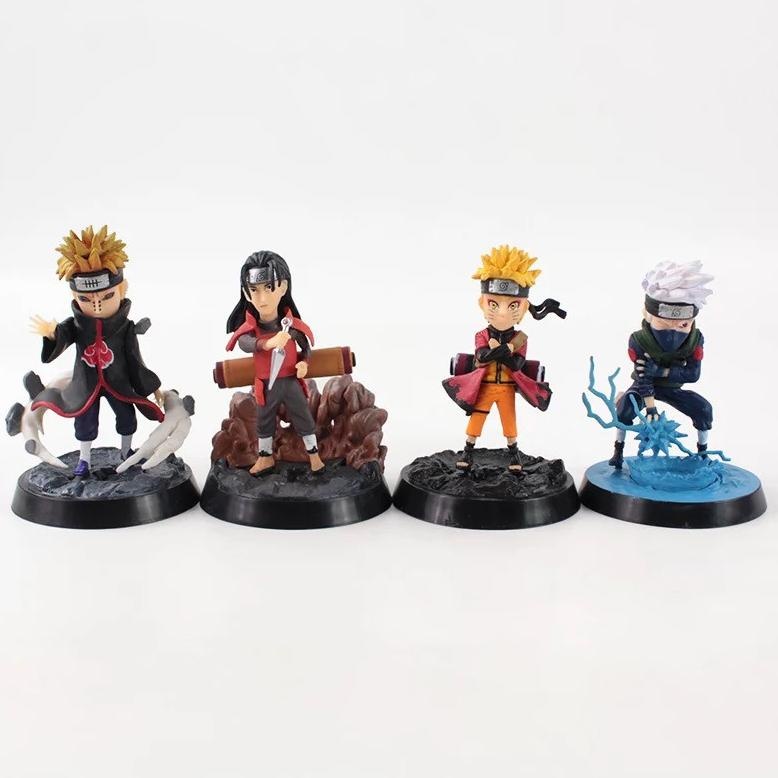 Set De 12 Figurines Naruto – 7 Cm – Sans Boîte – Neuf