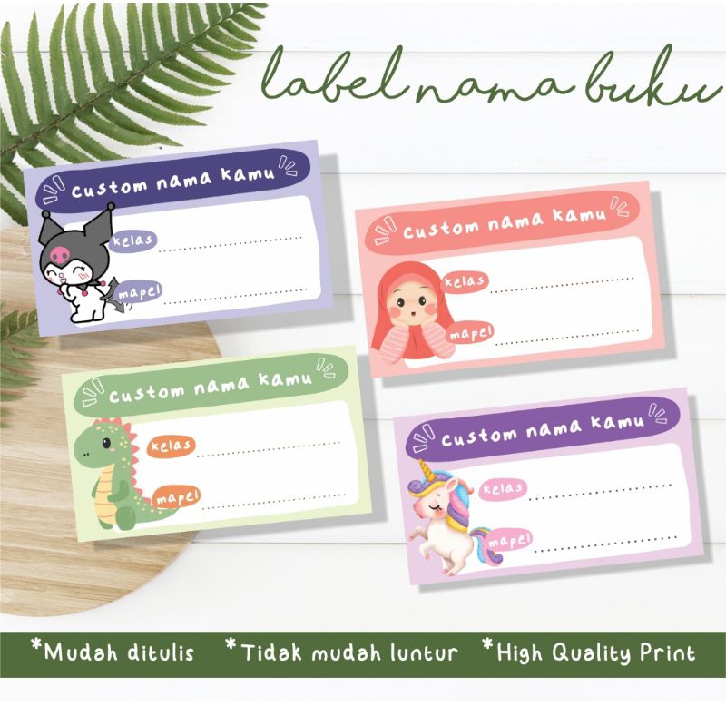 Jual Isi Pcs Stiker Mapel Label Buku Pelajaran Sekolah Stiker Mata Pelajaran Shopee