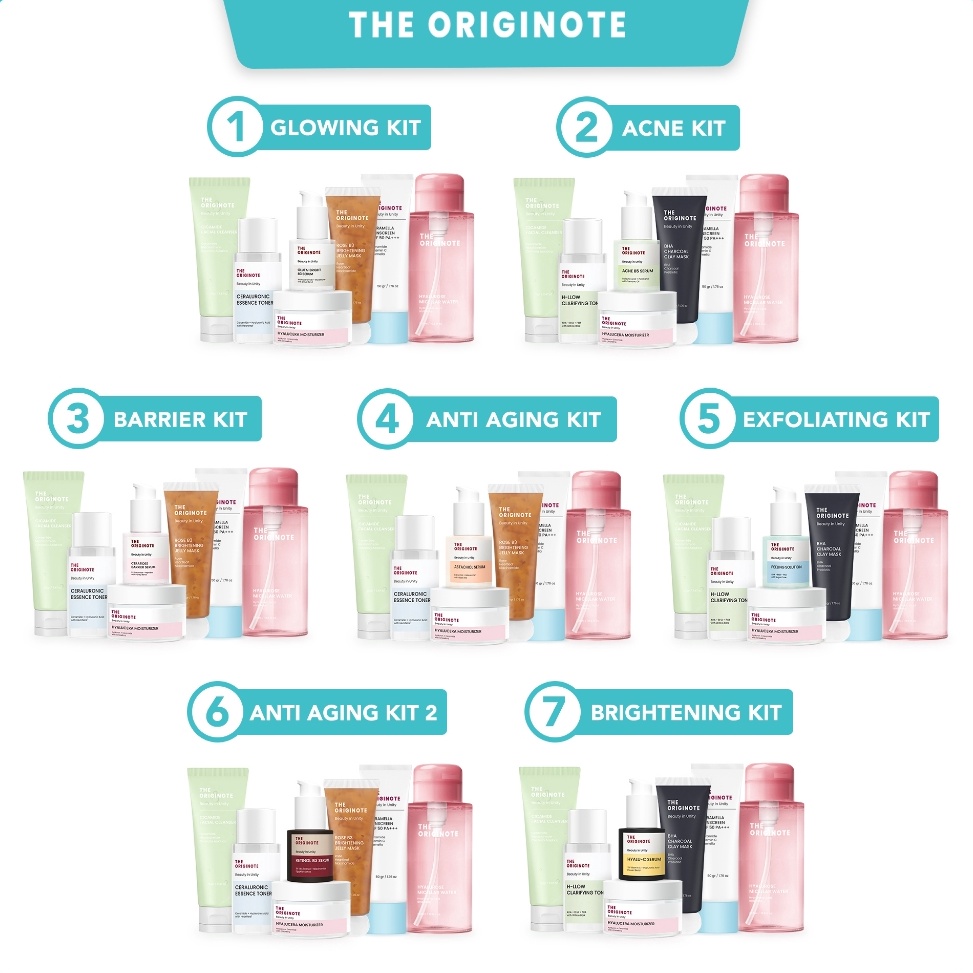 Jual KODE T78K SPECIAL BUNDLE 7in1 The Originote KIT ACNE KIT GLOWING ...