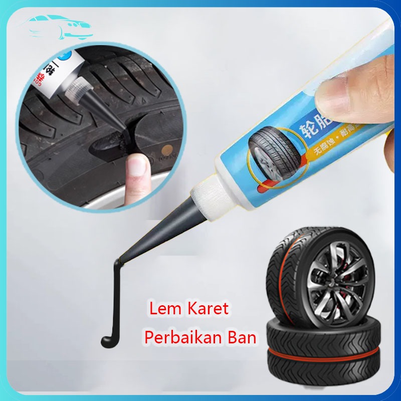 Jual 60Ml Lem karet Tambal Ban Instan Perbaikan Ban Mobil Motor Alat