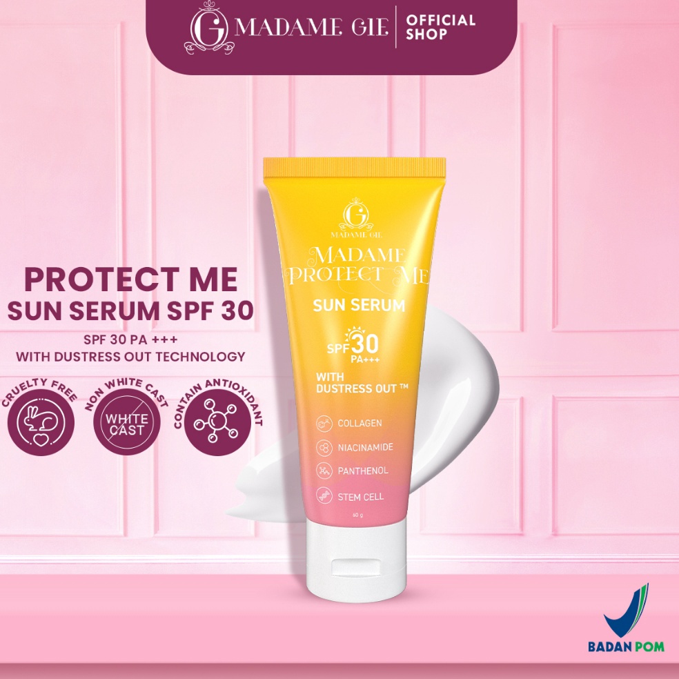 Jual Kode F4t Madame Gie Madame Protect Me Sun Serum Spf 3 Pa Sunscreen