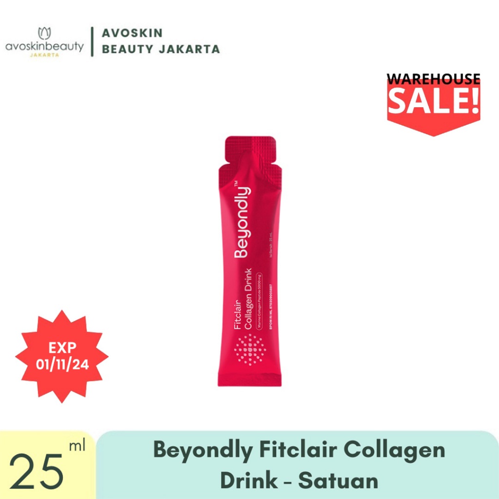 Jual Beyondly Fitclair Collagen Drink - Sachet | Shopee Indonesia