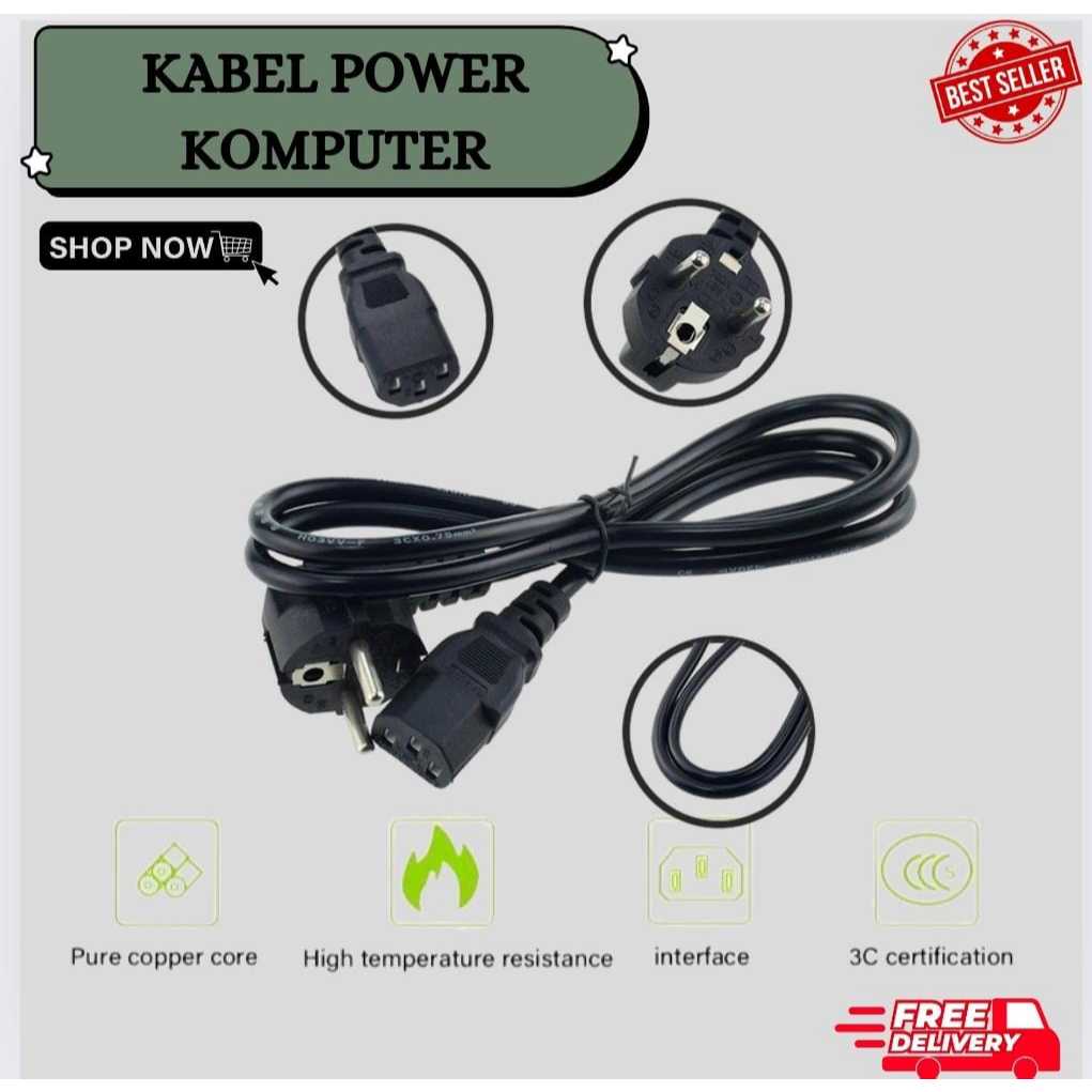 Jual KABEL POWER KOMPUTER / CPU / KABEL MONITOR / KABEL RICE COOKER ...